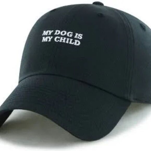 Accessories - My Dog is my child pet lover hat black